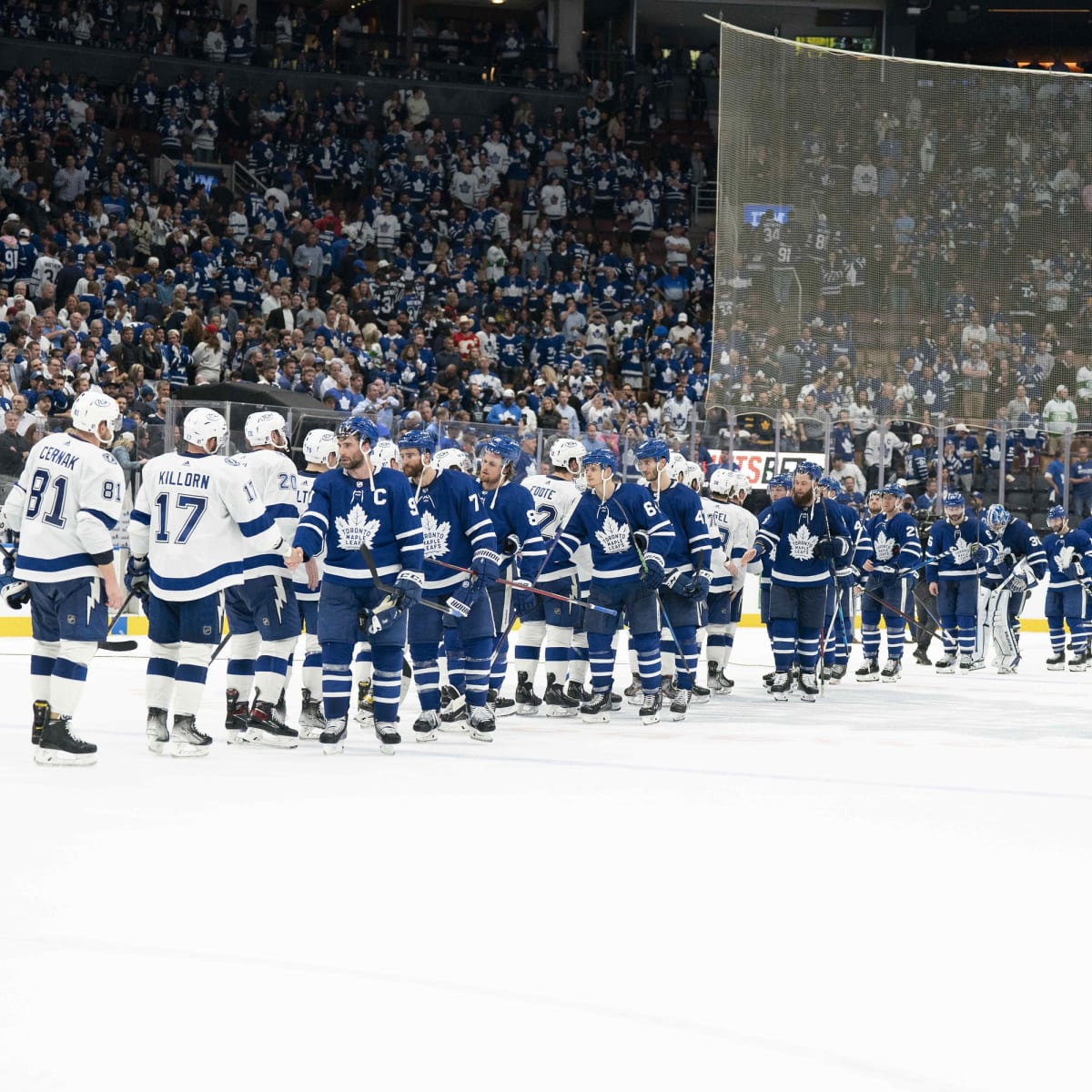 Practice Used Toronto Maple Leafs 2018 Stadium Series NHL Hockey
