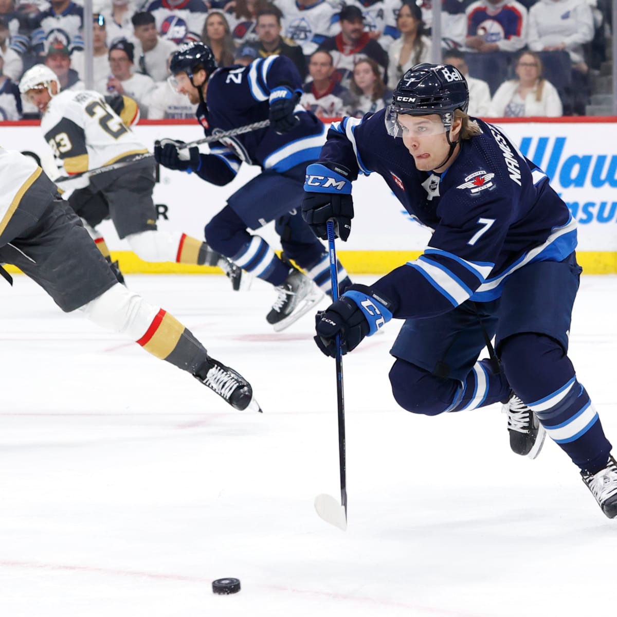 Jets' Nikolaj Ehlers out of lineup for Game 2 vs. Golden Knights