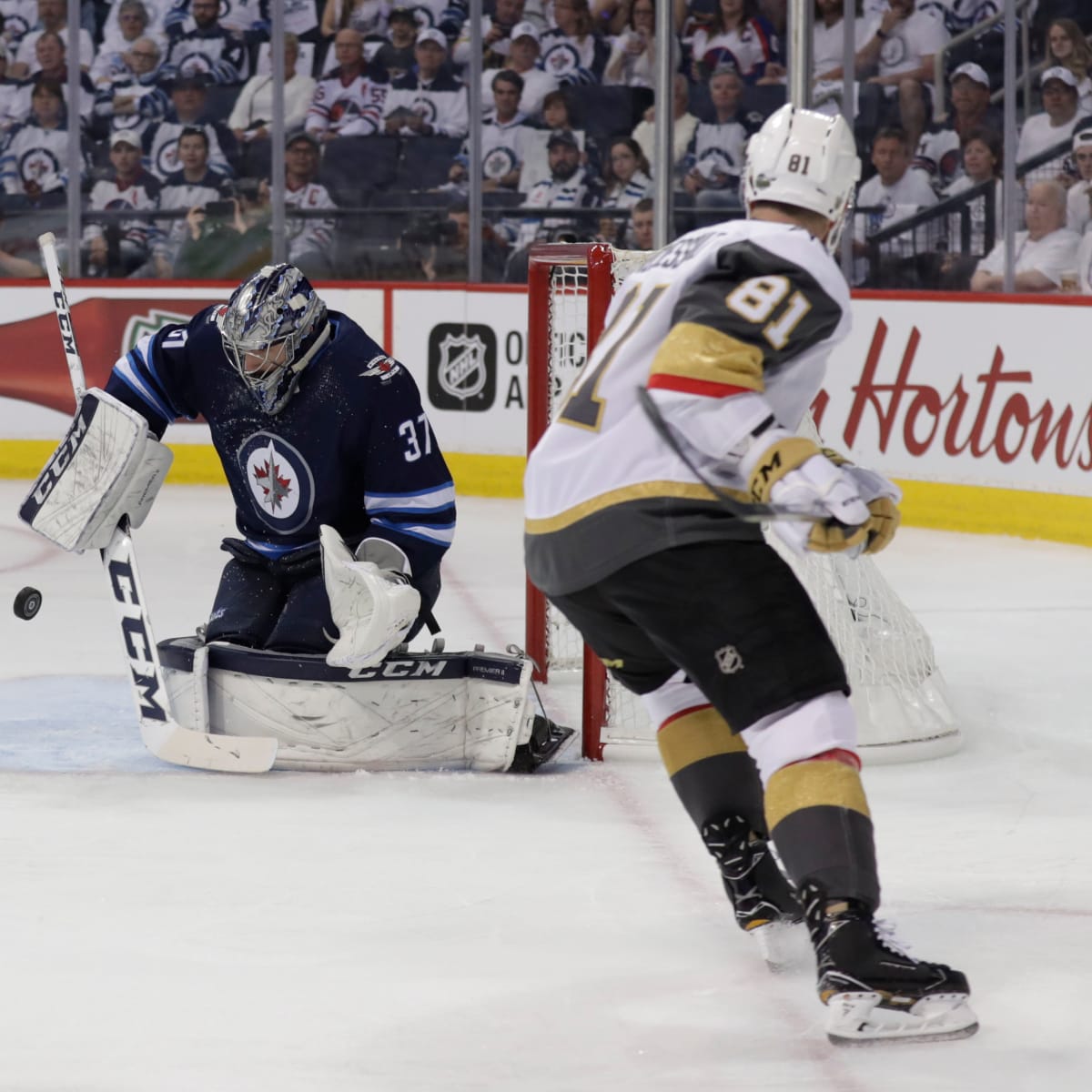 Winnipeg Jets vs Vegas Golden Knights Western Conference Quater