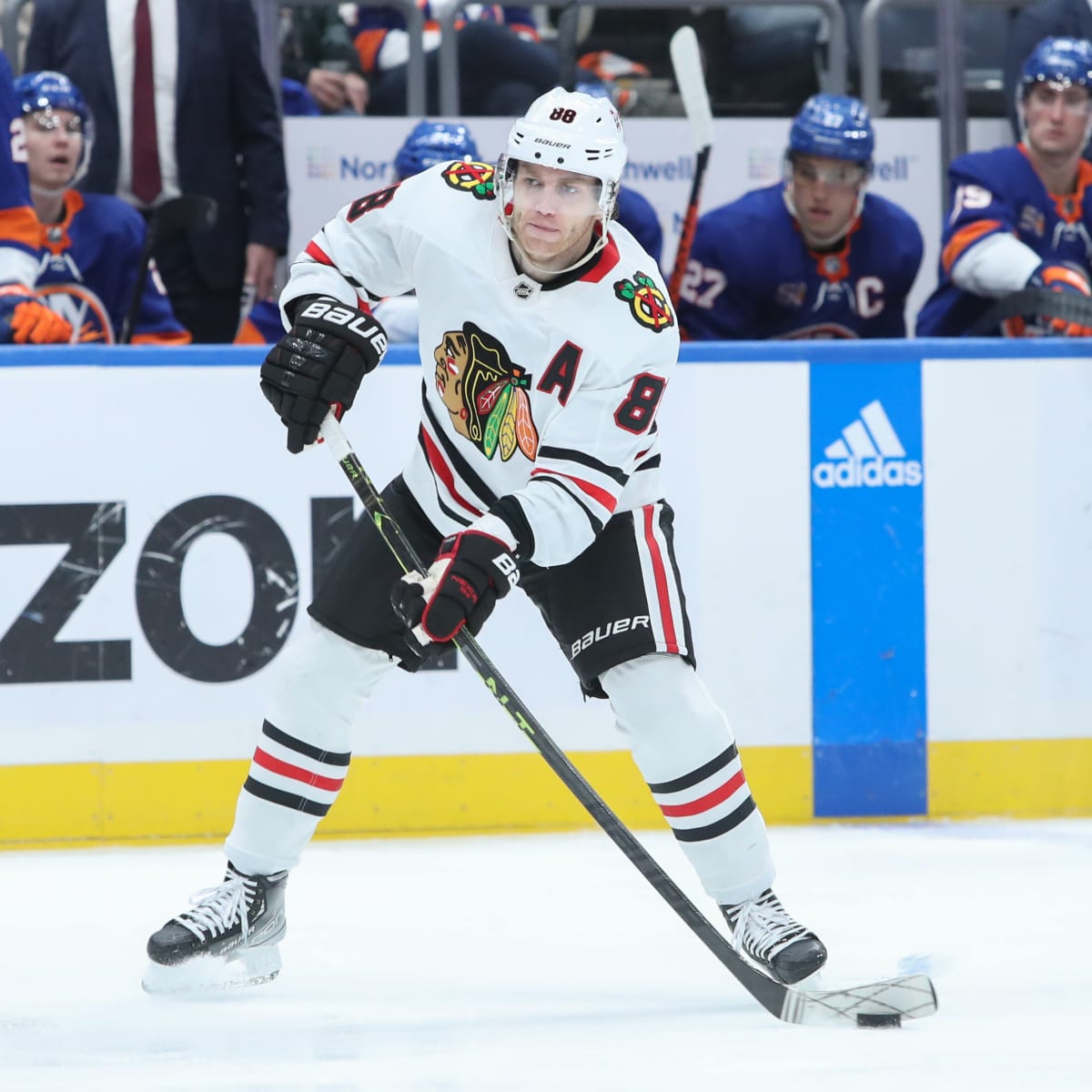 Patrick Kane 'excited' to reunite, play with Artemi Panarin again – NBC  Sports Chicago