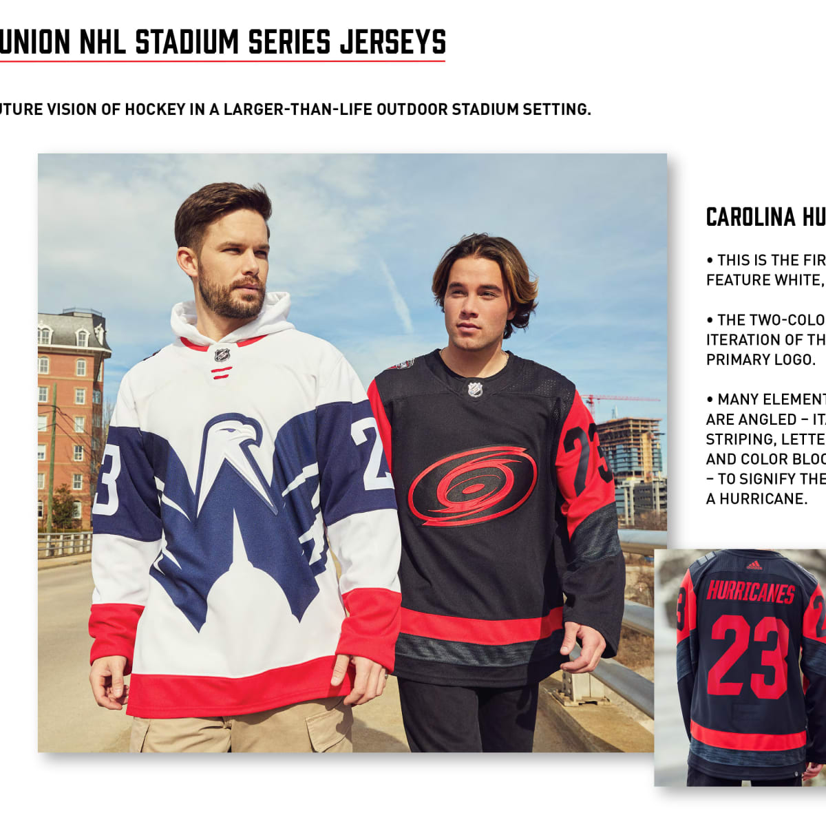 PHOTOS: Capitals unveil new uniform for NHL Stadium Series Game