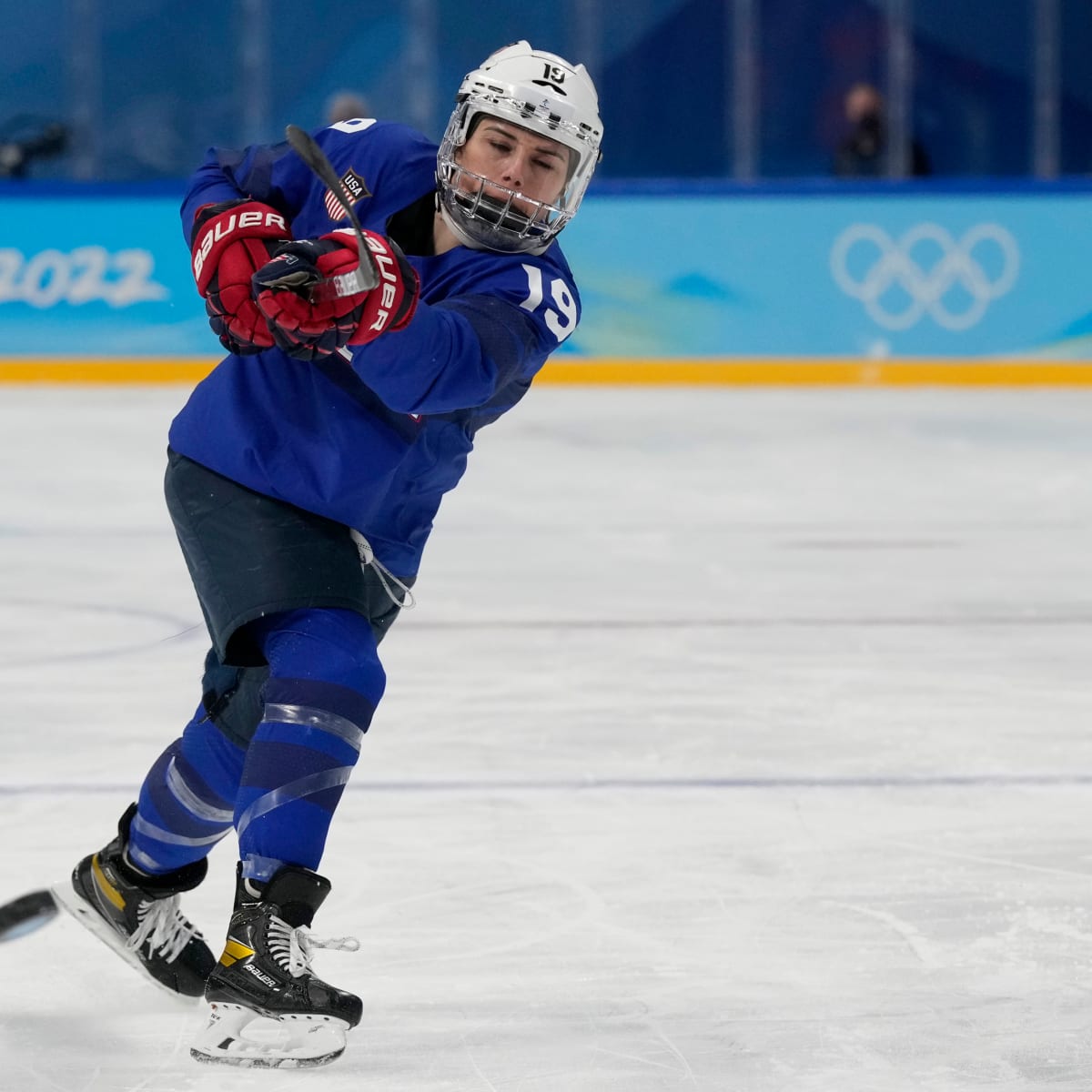 Nike USA Hockey Jincy Dunne Away 2022 Olympic Jersey