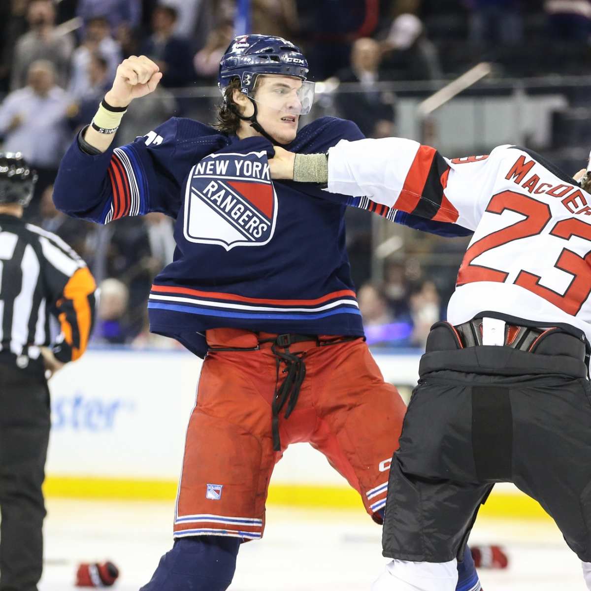 Opinion: Staged NHL Fighting in Rangers-Devils Game and Beyond is Cotton  Candy - The Hockey News