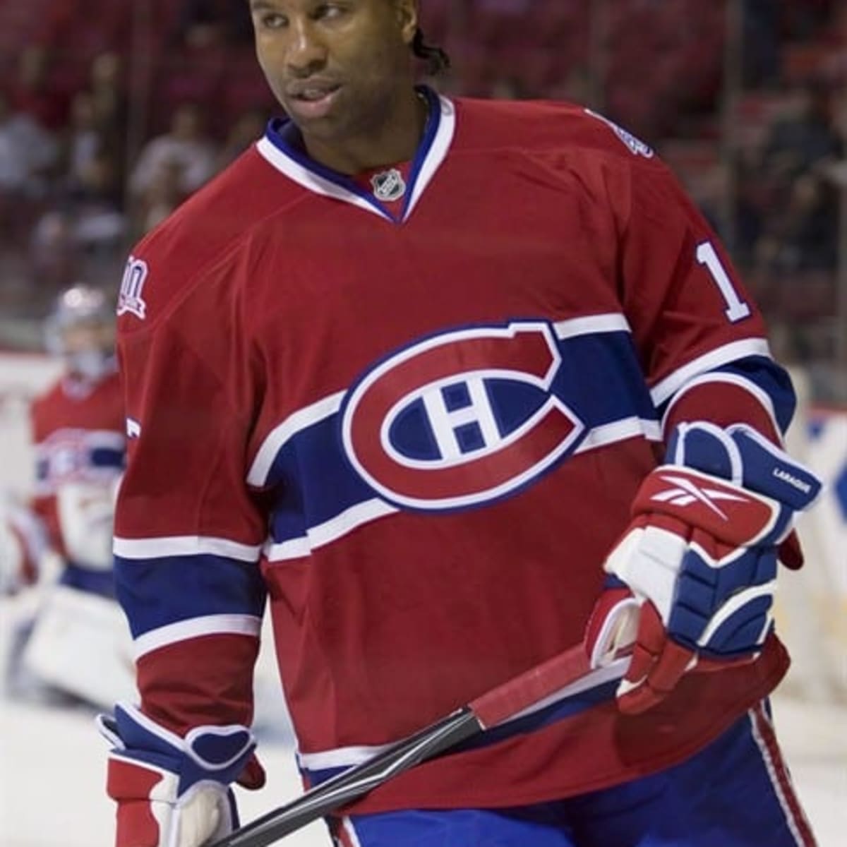 Georges Laraque on X: I once hit @Bob_Stauffer with a hard body check in a  skate cause he had chirped me in the past Total yard sale. He got up,  stuck me