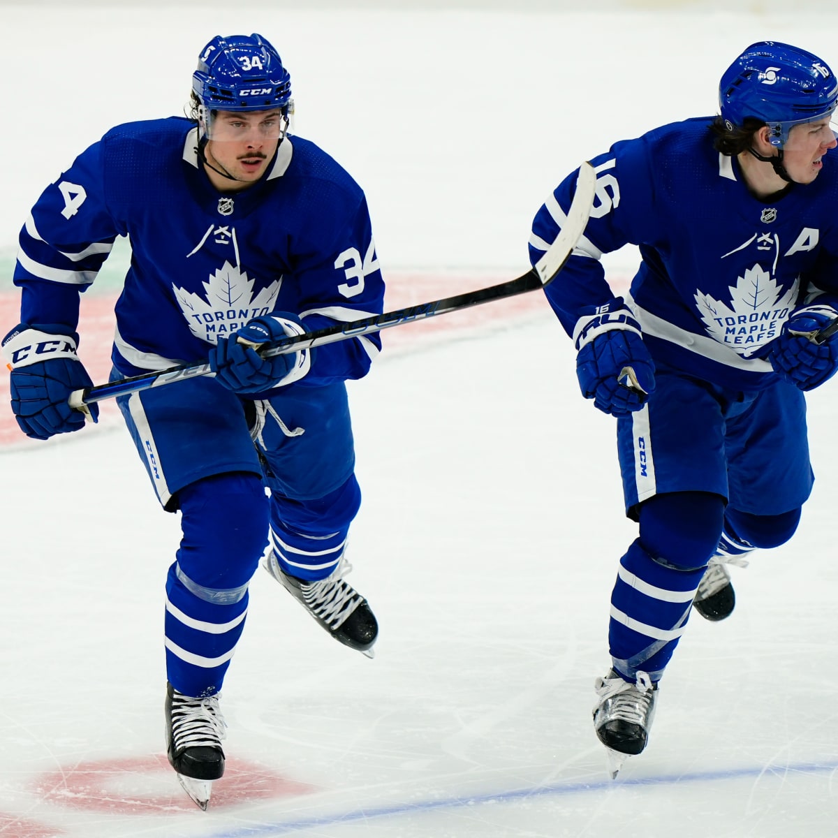 Toronto Maple Leafs' Mitch Marner, Auston Matthews combine for