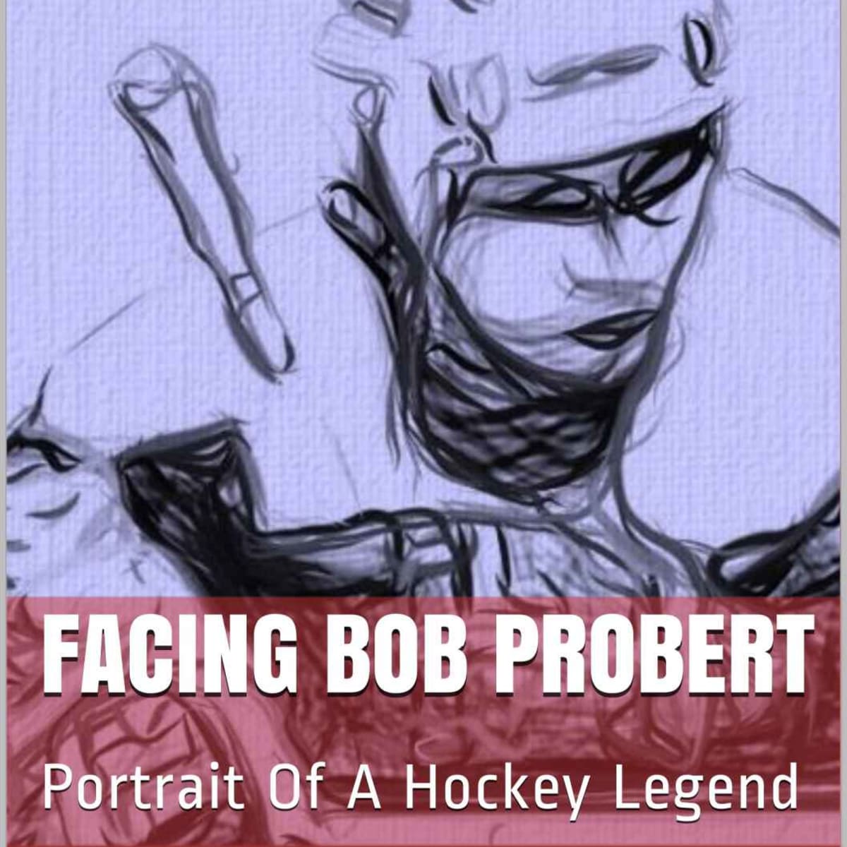 BOB PROBERT Jersey Photo Picture Art DETROIT Red Wings Hockey 