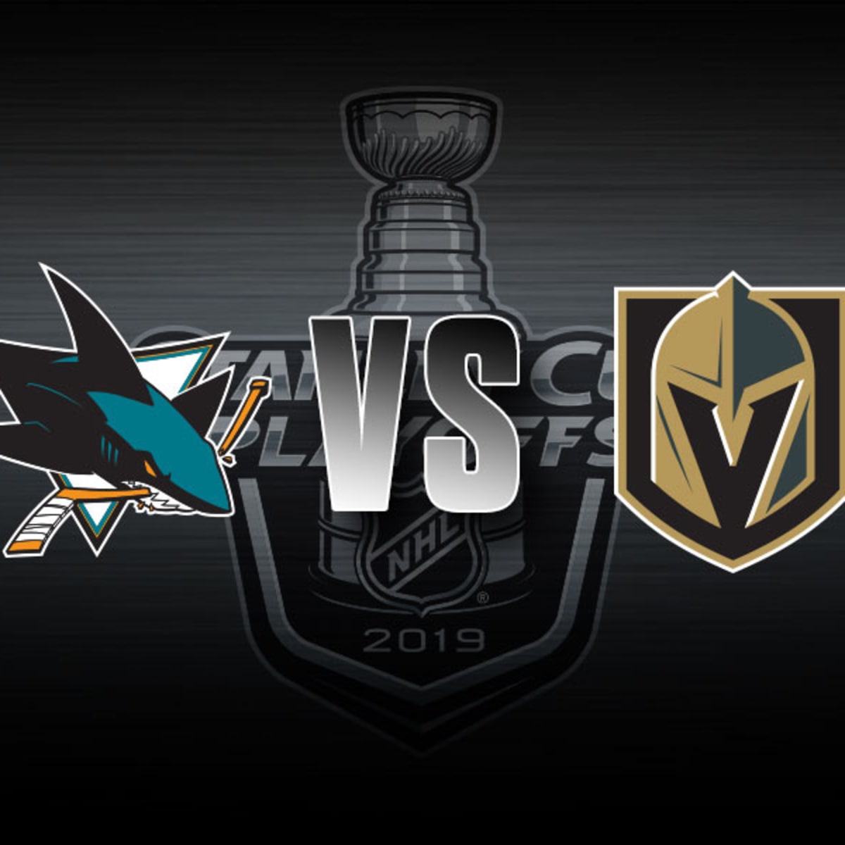 Golden Knights collectible  VGK Sharks Preview Collectible