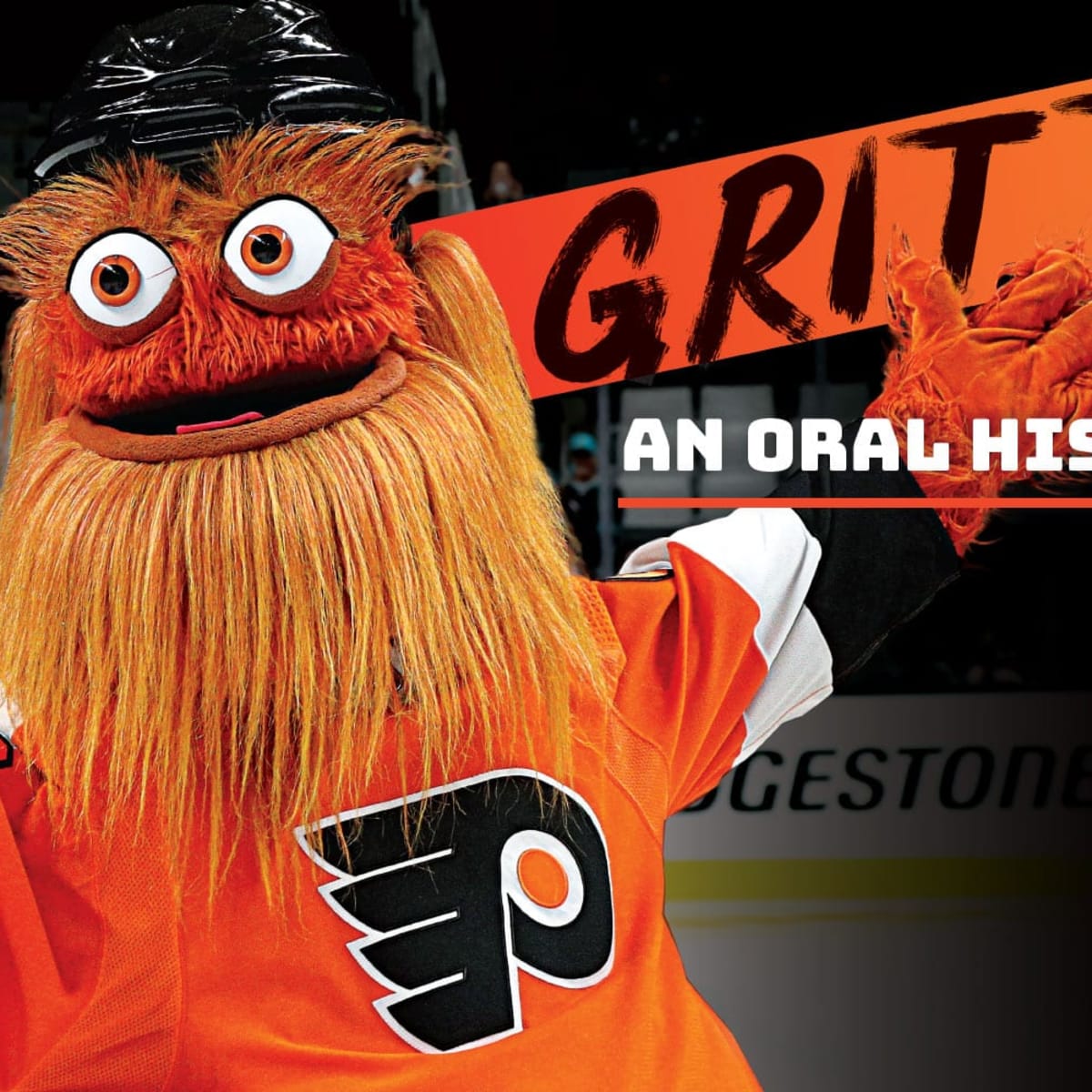 Gritty, the Flyers' new mascot, is set up for success. (According to the Phillie  Phanatic, anyway.)