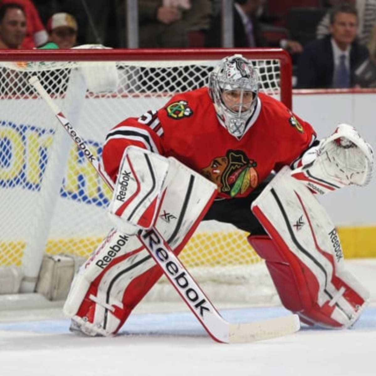 Chicago Blackhawks on X: #crOwMG! Corey Crawford is back in his sweater  (and some new #CCMPremier gear)!  / X