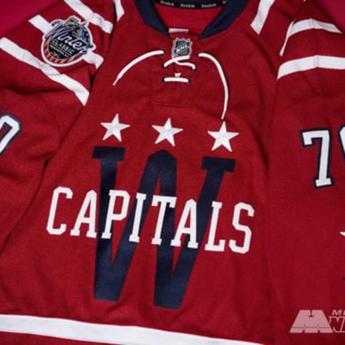 Here is the Washington Capitals Winter Classic jersey 