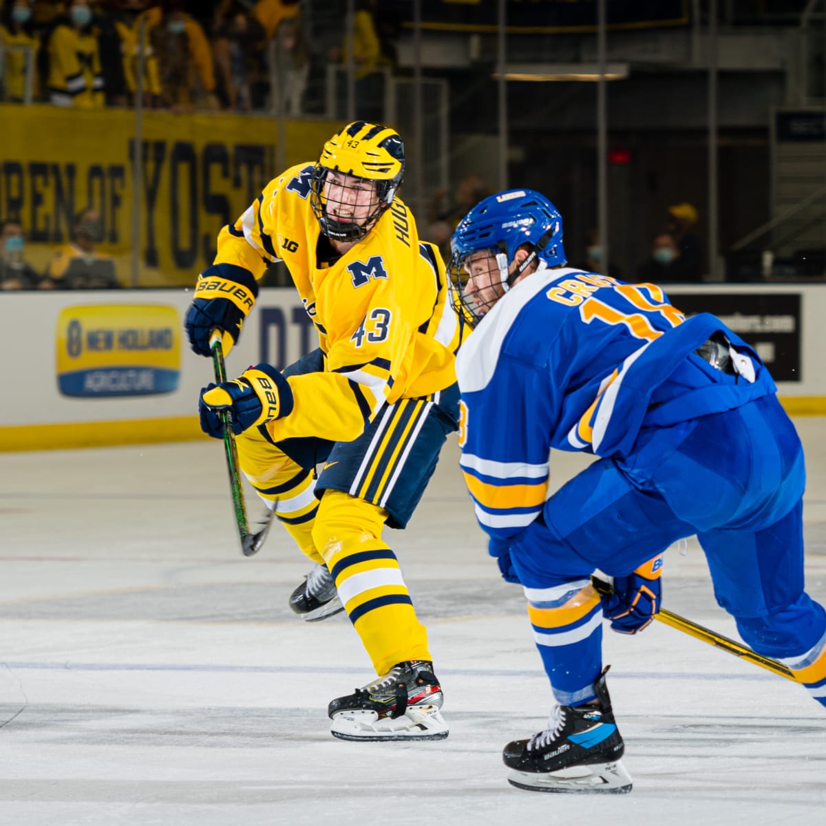 Luke Hughes Michigan Wolverines Hockey Student Athlete