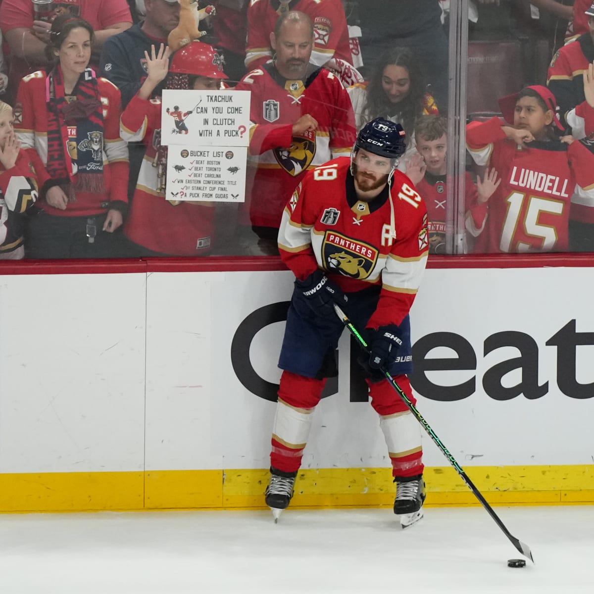 Tough Night for Matthew Tkachuk In Stanley Cup Final Debut