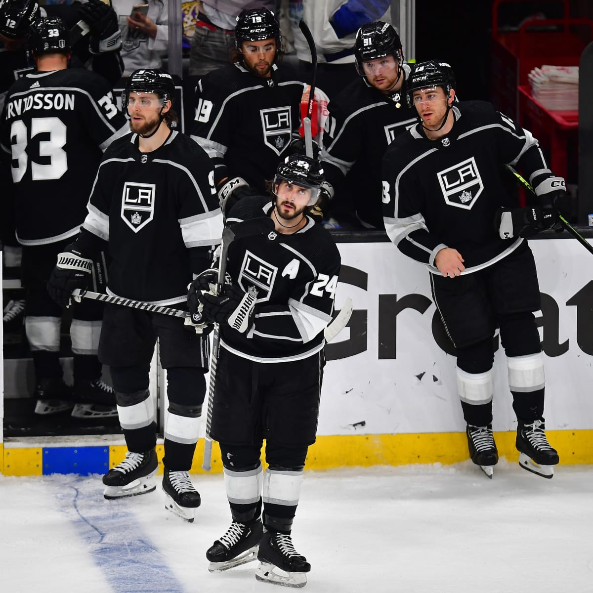 In Photos: Kings' Pierre-Luc Dubois spotted at MLB game repping Dodgers