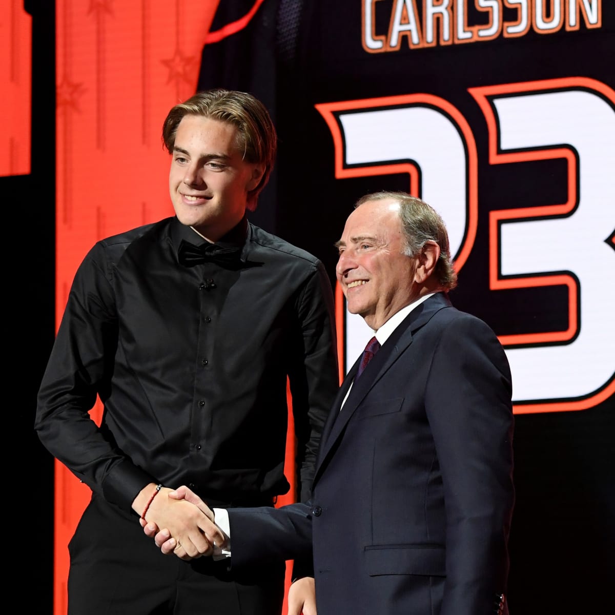 Bally Sports on X: I didn't know they were going to pick me  but I'm  super excited. Leo Carlsson on being selected No. 2 overall by the Anaheim  Ducks in the