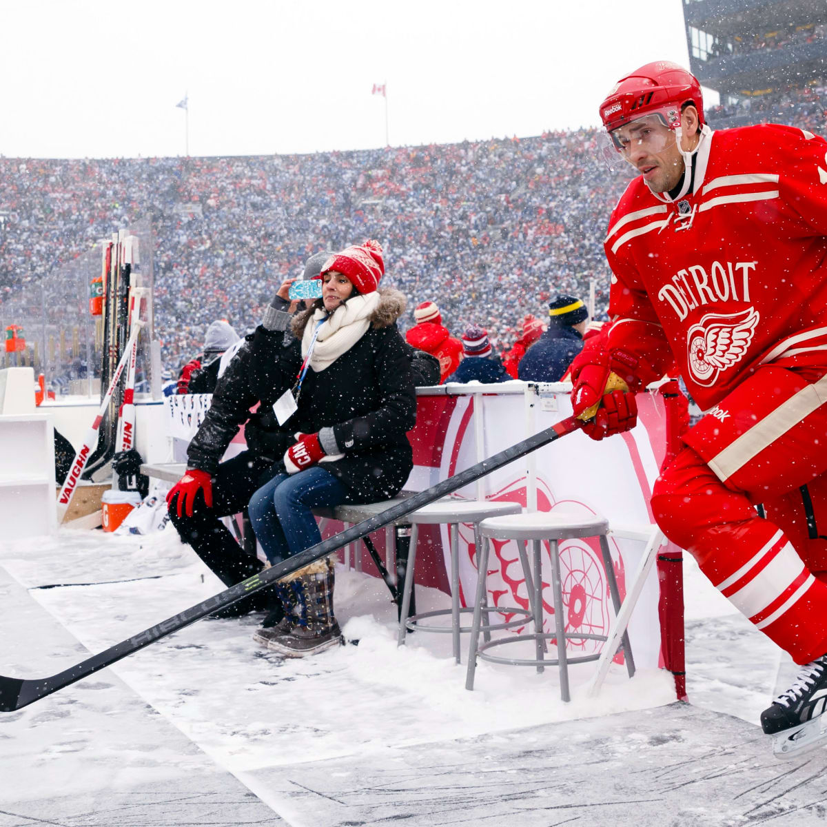 NHL Detroit Red Wings Pavel Datsyuk 13 Jersey Reebok 2014 