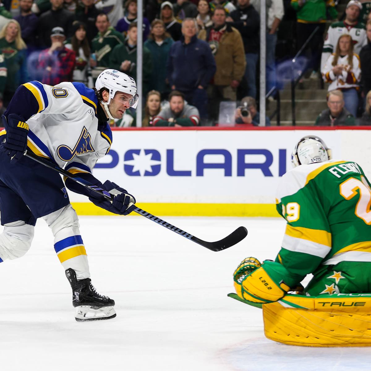 Wild fall 5-4 to Blues in overtime, miss opportunity to gain ground in  wild-card race - The Hockey News Minnesota Wild News, Analysis and More