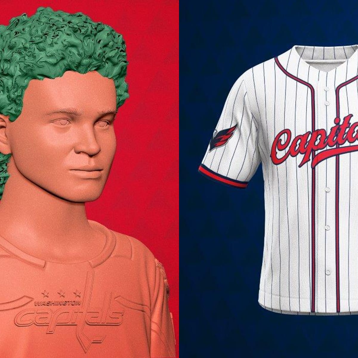 Sonny Milano Chia Planter, Darcy Kuemper Bobblehead: Capitals