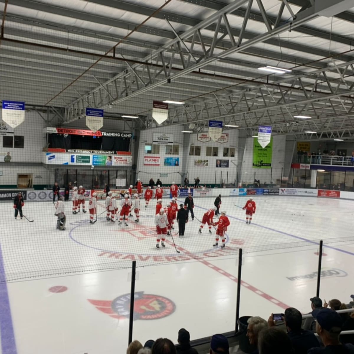 Ville Husso on his first camp with the Red Wings 