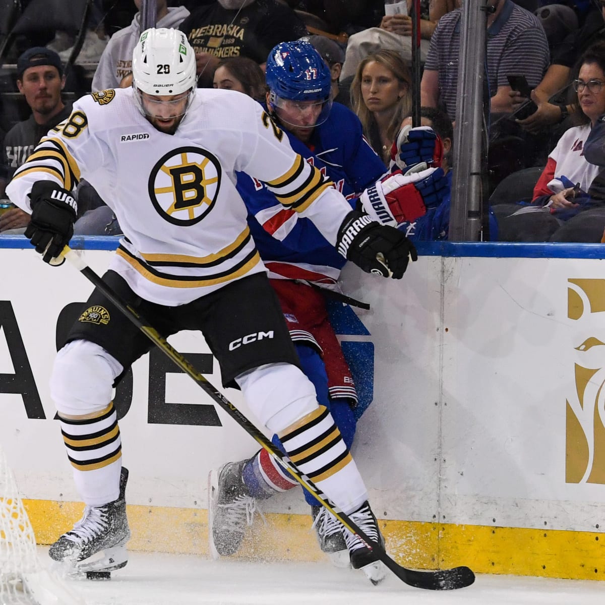 Here's a look at the Bruins' likely opening-night roster