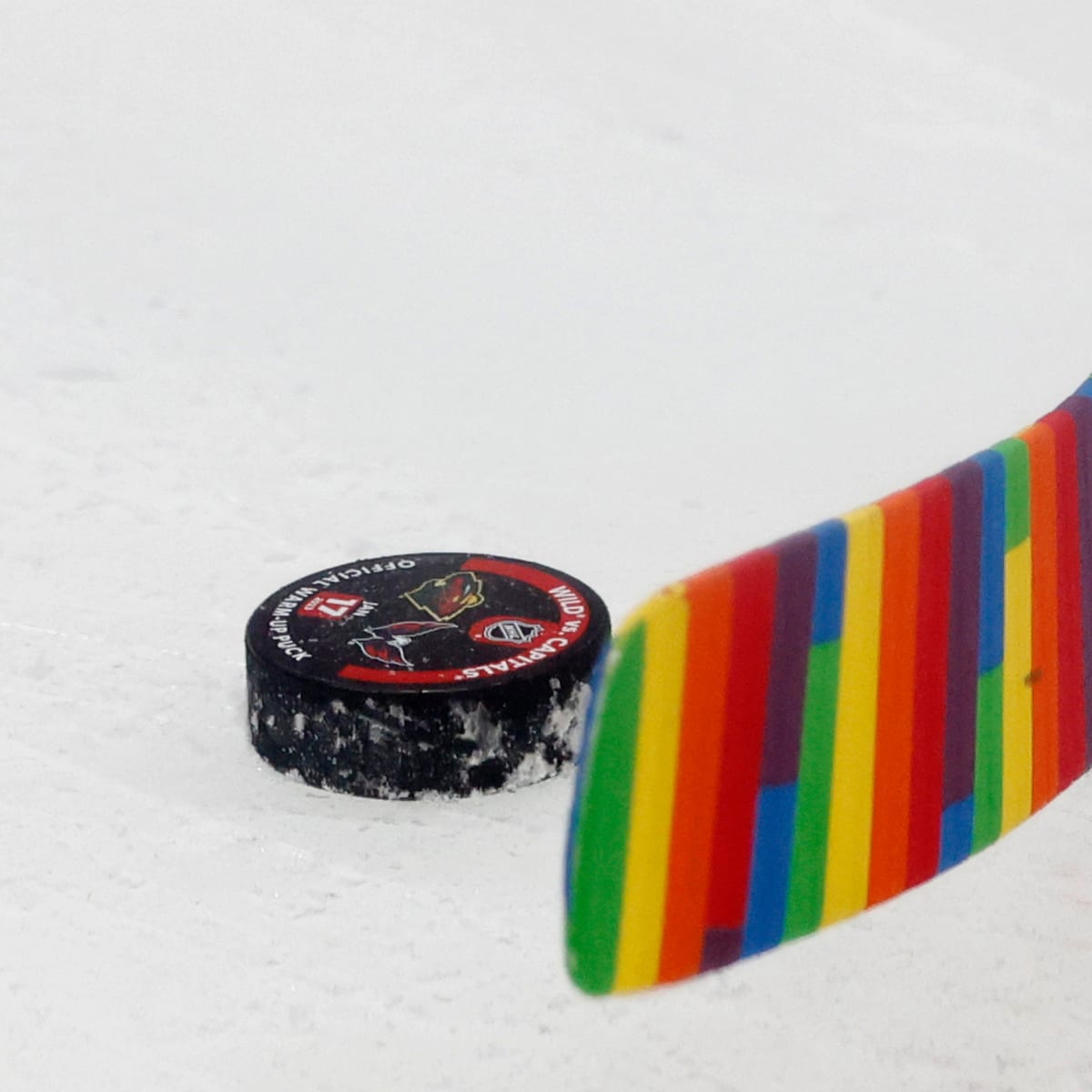 NHL bans players from wrapping sticks with rainbow-colored Pride