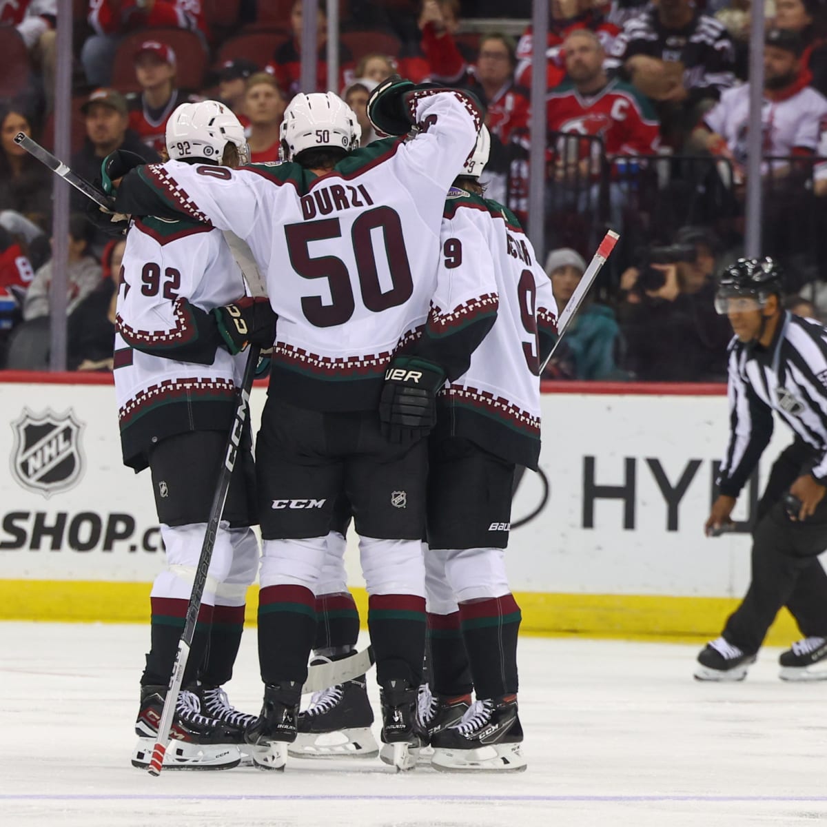 Vejmelka stops 32 shots in NHL debut, but Coyotes lose 2-1 in shootout