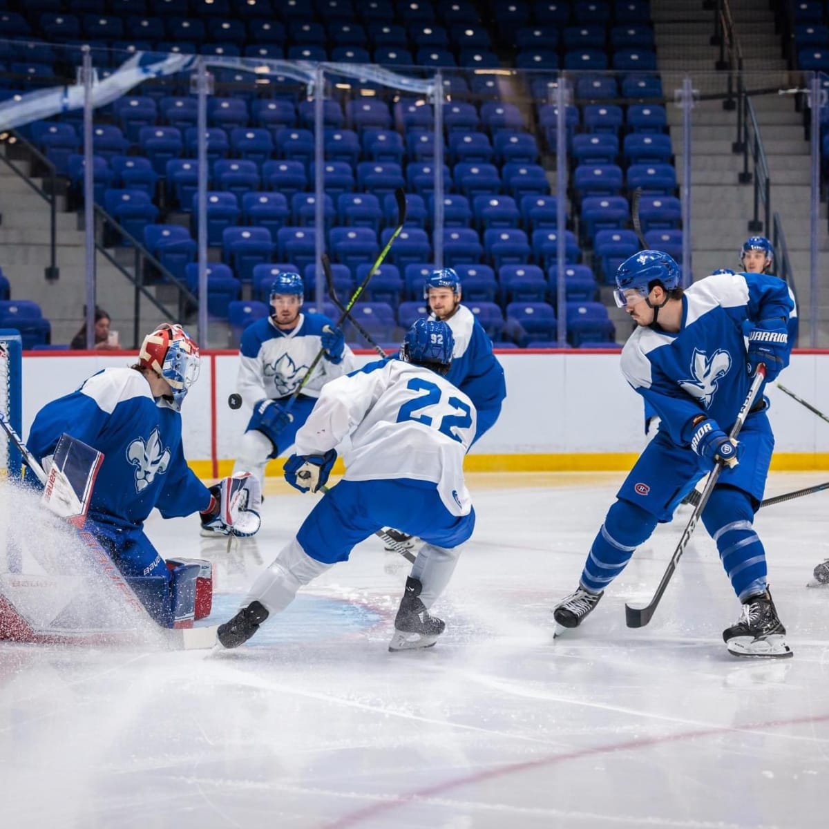 Maine Mariners Vs. Trois-Rivieres Lions - USA ice-hockey 