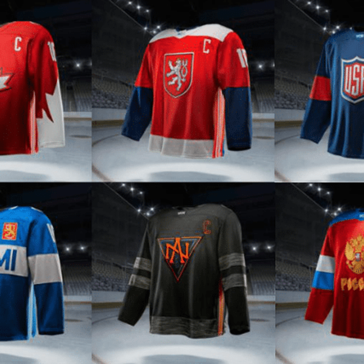 world cup of hockey jersey ads