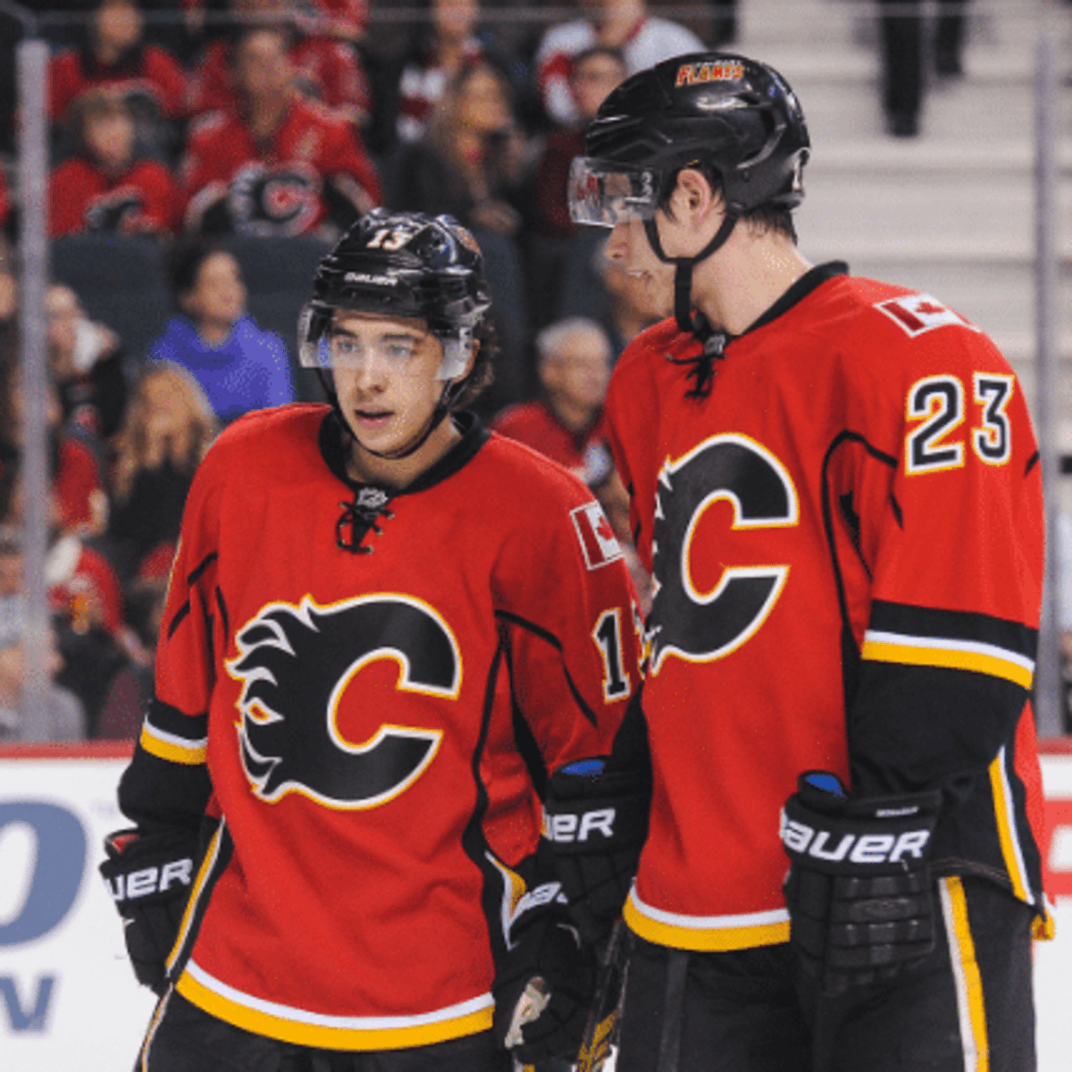 Flames' Gaudreau, Monahan out to prove they can still be dynamic duo