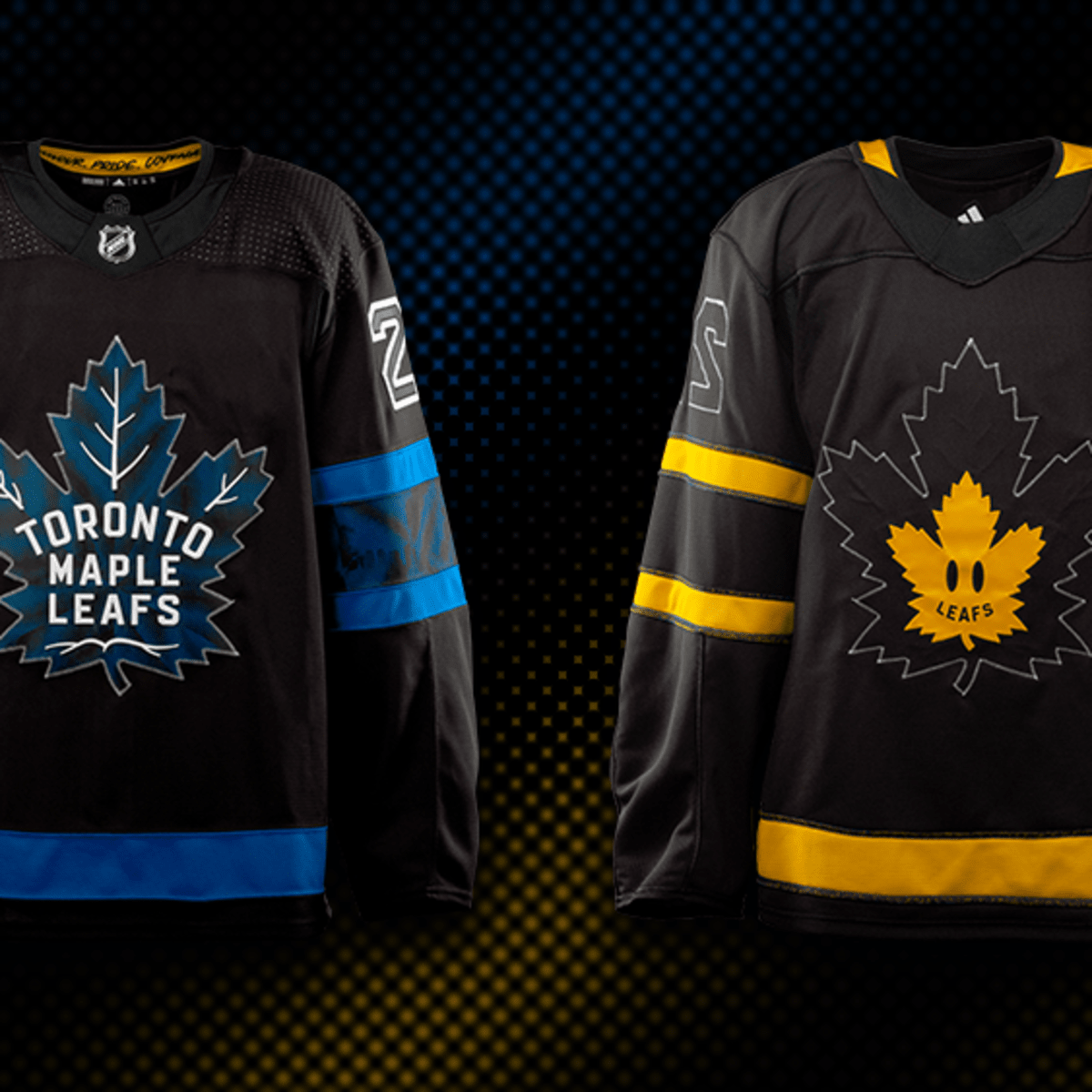 maple leafs yellow jersey