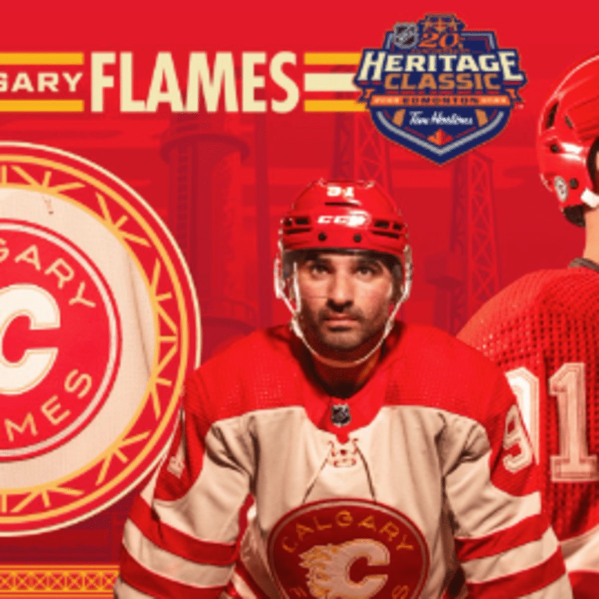 Oilers and Flames Unveil Jerseys for 2023 NHL Heritage Classic