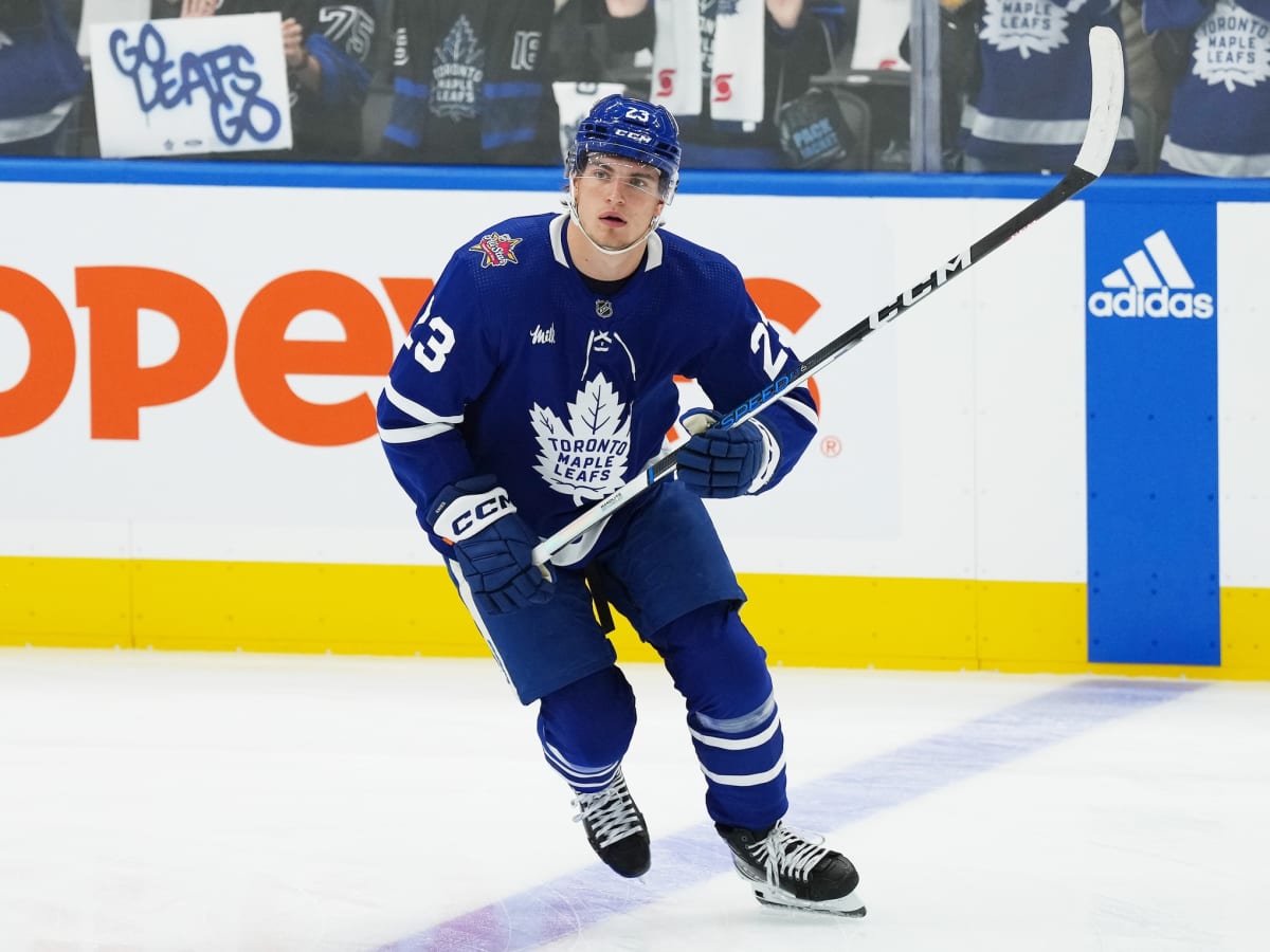 Knies determined to make a name for himself on Maple Leafs roster