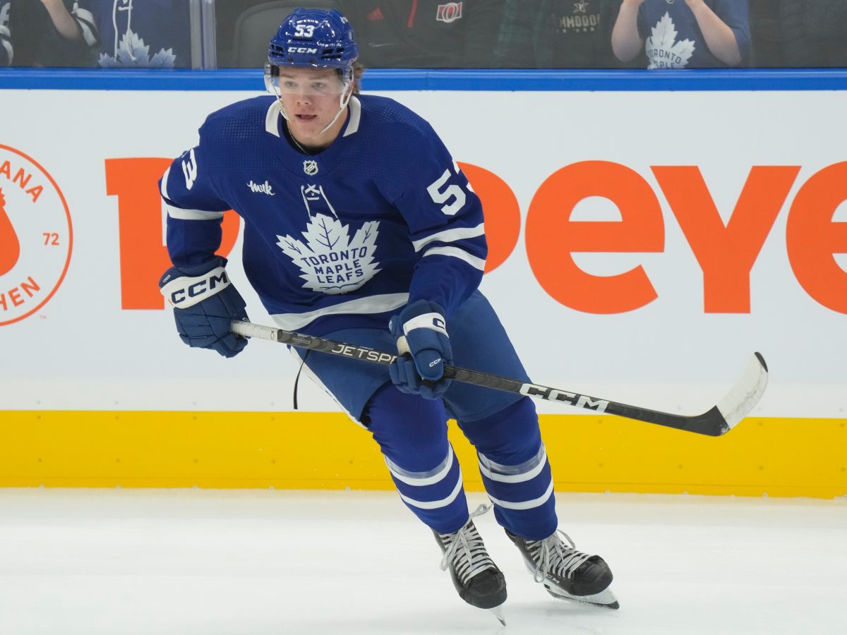 Maple Leafs prospect Easton Cowan runs point streak to London