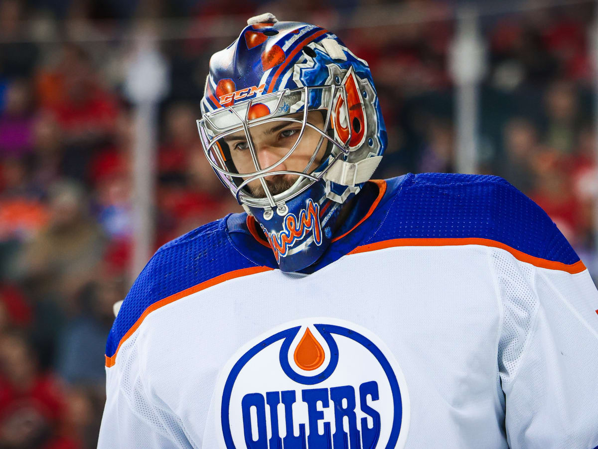 How Stuart Skinner became Oilers' 'young goalie on the rise' and what's  next for him to realize potential - The Athletic