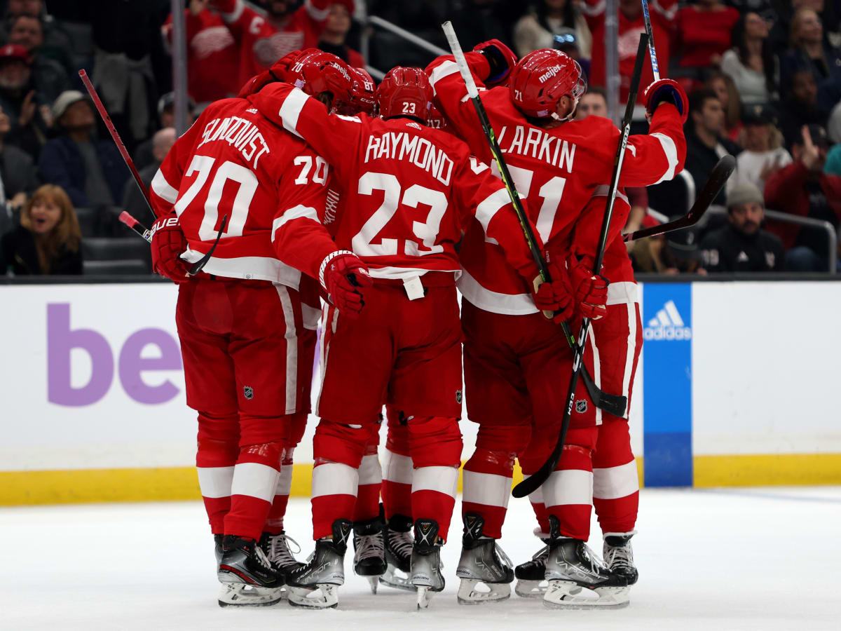 Seider scores first NHL goal in OT as Red Wings beat Sabres