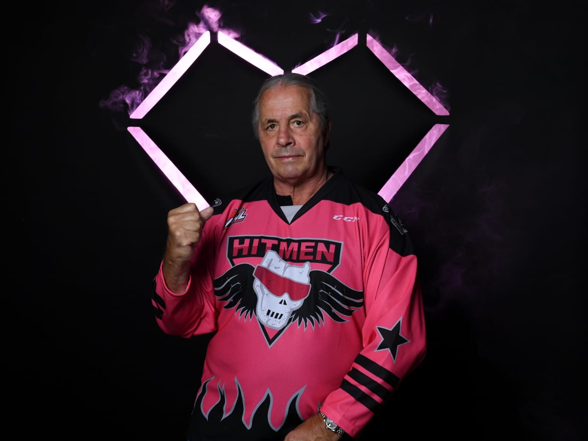 HTV Bret Hart Flames TV Live Interview  I think everyone in Calgary deep  down is a big Hitman fan, it's going to be a special night. Last night Bret  Hart joined
