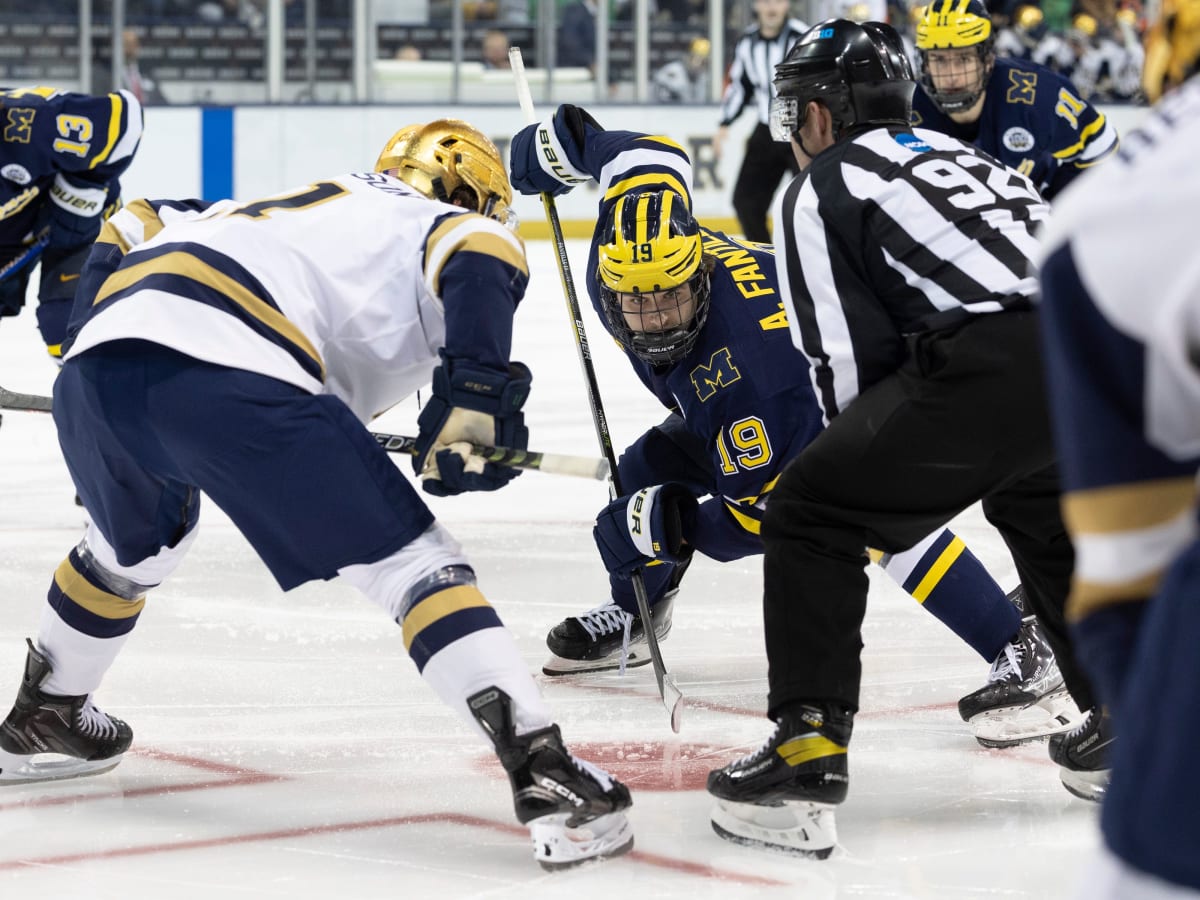 Michigan Hockey on X: Adam Fantilli throwing out today's first