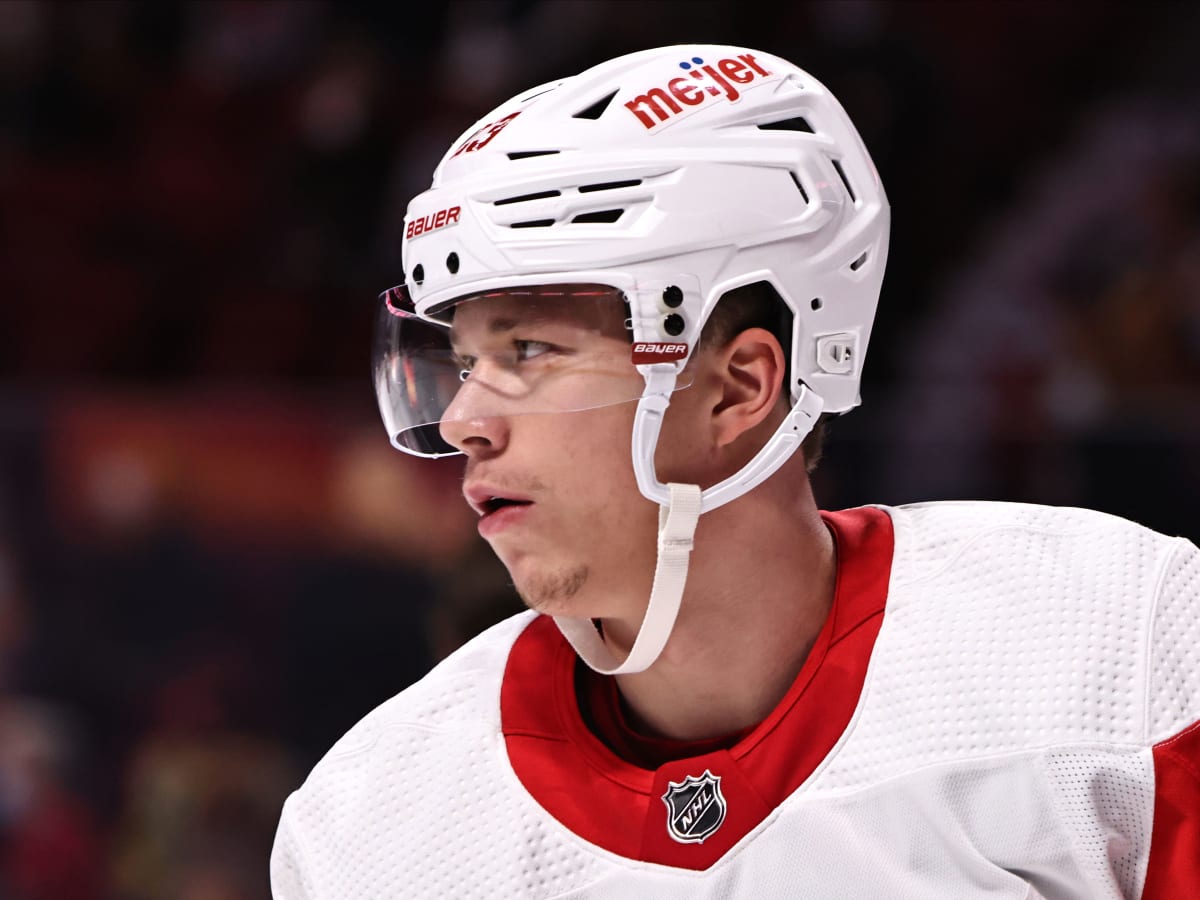 Lucas Raymond determined to keep impressing Detroit Red Wings