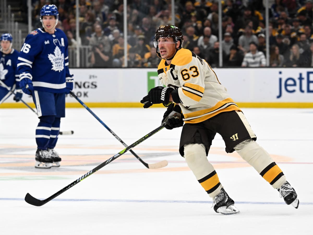 There Wasn't A Response Because It Wasn't A Bad Play': Bruins' Brad Marchand Gives Thoughts on Lack of Response From Maple Leafs After Injuring Timothy Liljegren - The Hockey News Toronto Maple