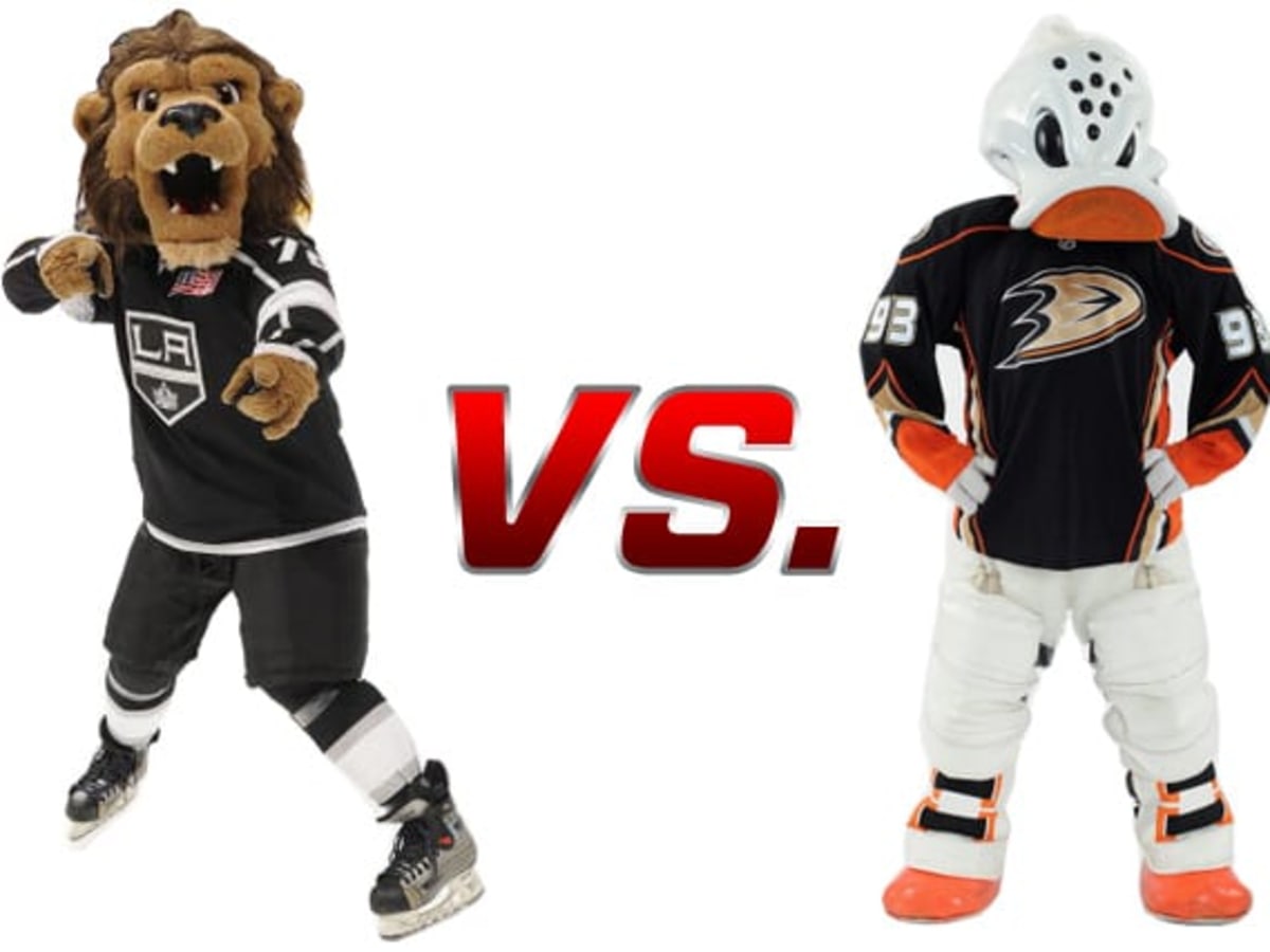Los Angeles Kings vs. Anaheim Ducks: Mascot Showdown! - The Hockey
