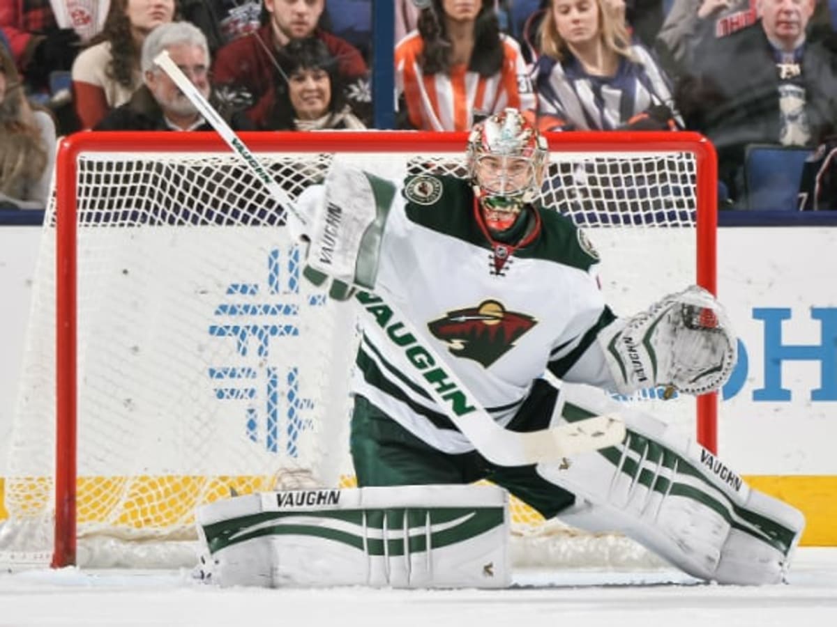 Wild's Darcy Kuemper locked in early in his seventh win of the