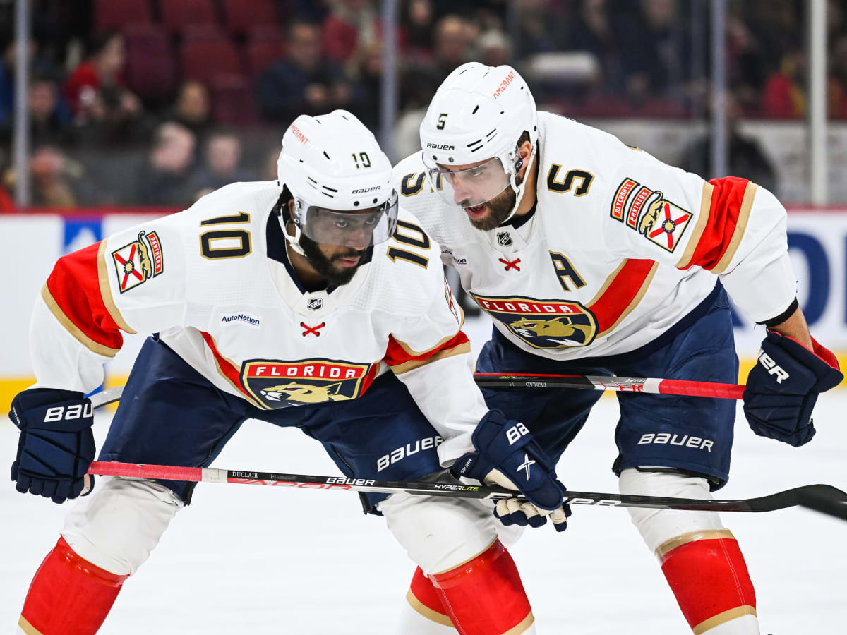 Download Florida Panthers Defenseman Aaron Ekblad In 2022 NHL Game