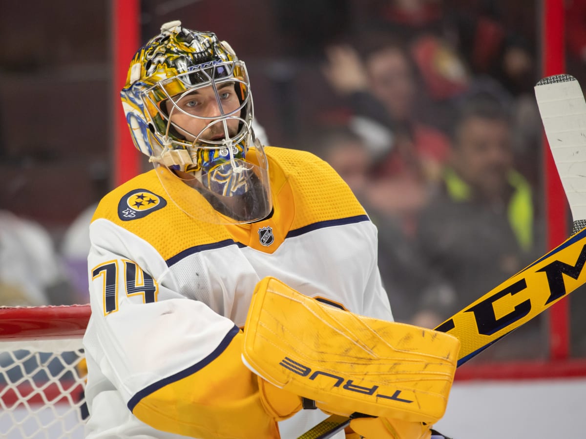 Juuse Saros Looking To Continue Stepping Up For Predators Vs. Bruins