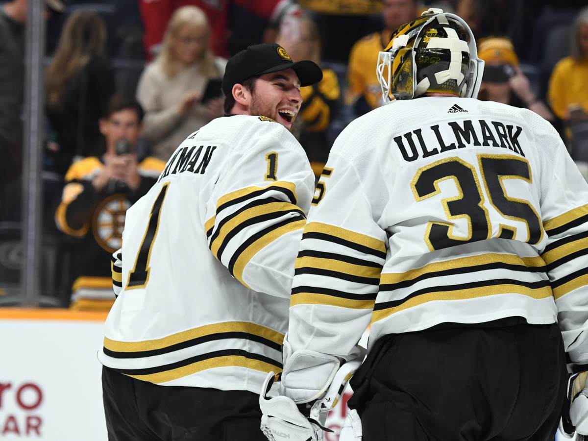 We Have Decided, We're Not Sharing It With You Guys': Bruins Won't Say if Jeremy Swayman or Linus Ullmark Starts Game 1 Against Maple Leafs - The Hockey News Toronto Maple Leafs