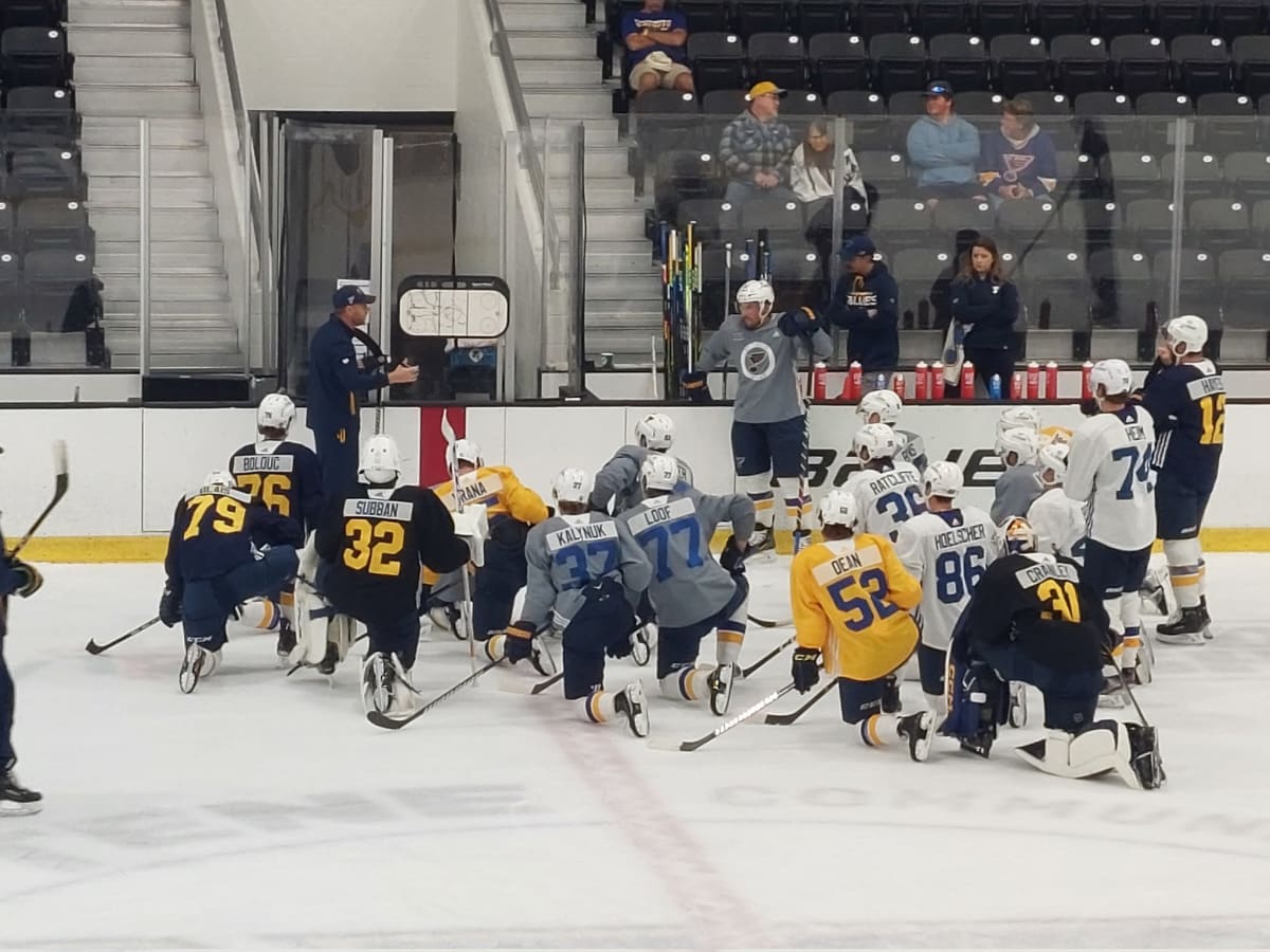 Hungry Blues open training camp with chip on shoulders