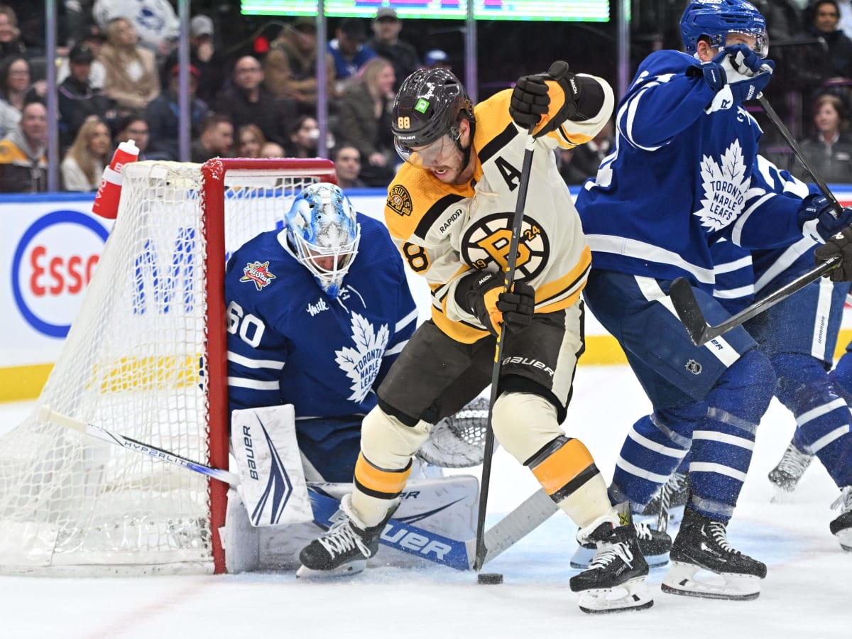 Brad Marchand, Boston Bruins Escape Auston Matthews, Toronto Maple Leafs  With 4-3 Overtime Win - Boston Bruins News, Analysis and More