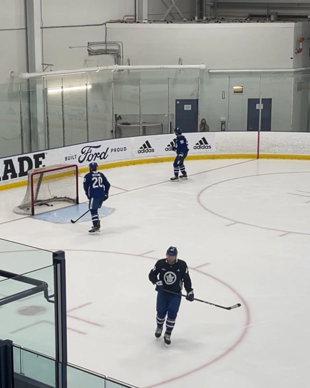 Maple Leafs work on Power Play wi