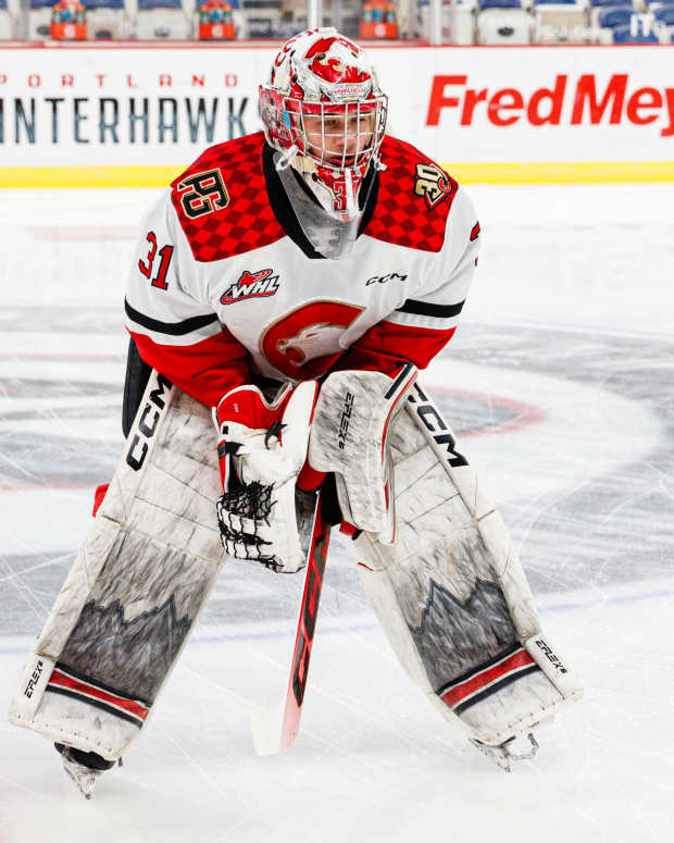 Joshua Ravensbergen of the Prince George Cougars