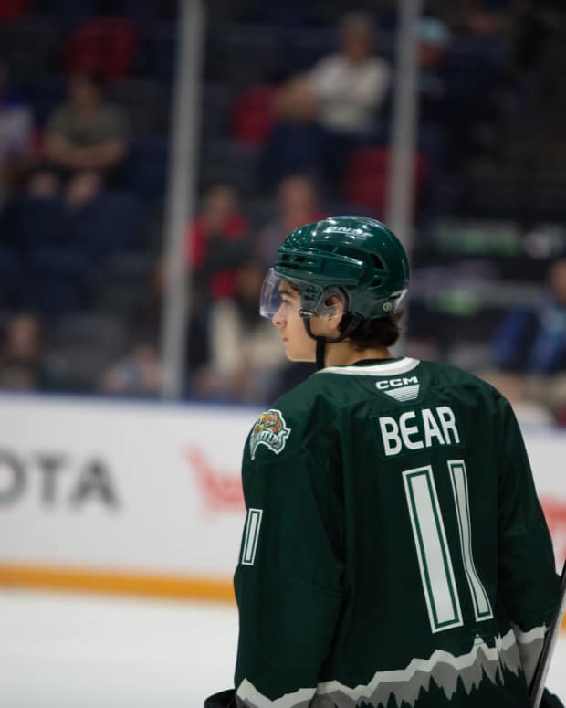 Carter Bear of the Everett Silvertips