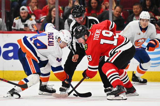 NHL Stat Pack: Jonathan Toews Leads Faceoff Aces with a Career High