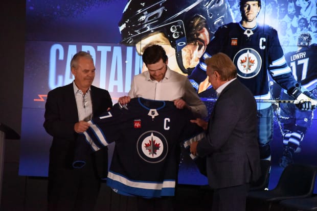 Jets make centre Adam Lowry new captain, third to wear 'C' in Winnipeg  history – Winnipeg Free Press